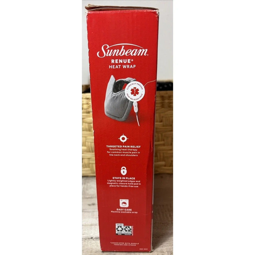 Sunbeam Renue Heat Wrap for Neck & Shoulders 4 Heat‎ Settings 22